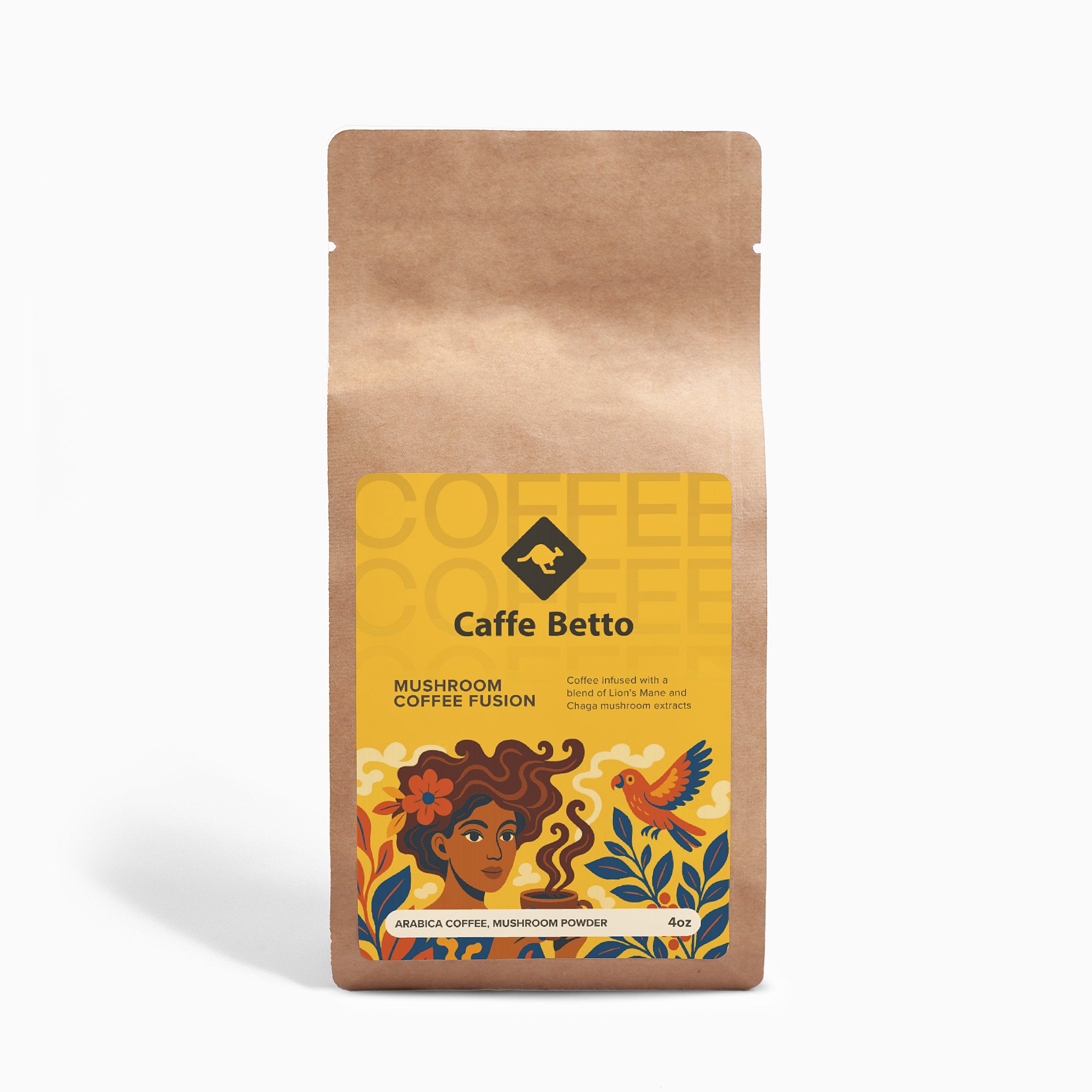Mushroom Coffee Fusion - Lion’s Mane & Chaga 4oz