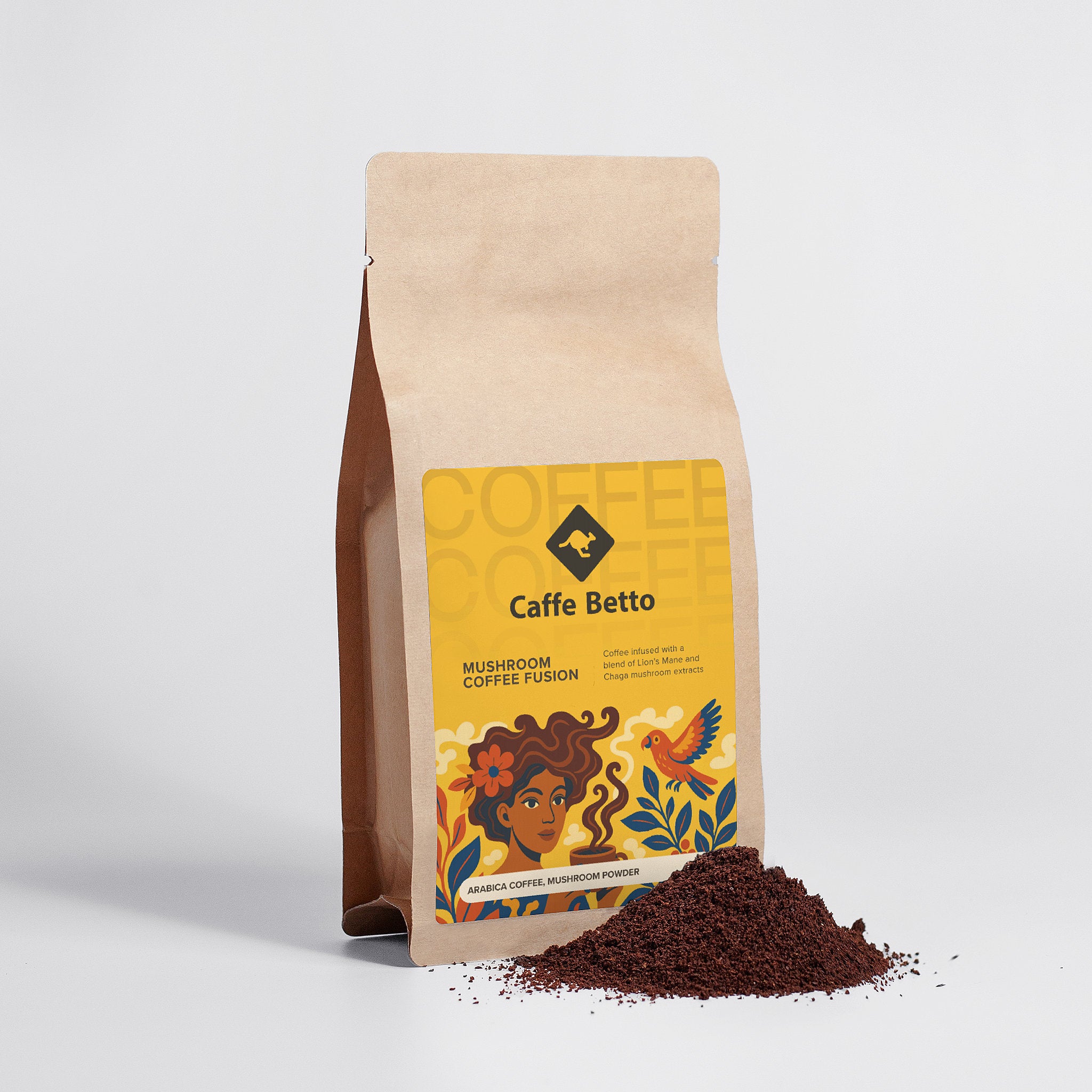 Mushroom Coffee Fusion - Lion’s Mane & Chaga 4oz